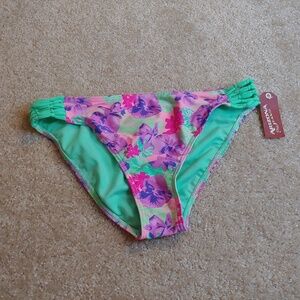 NWT Arizona jeans floral pastel swim bikini bottom